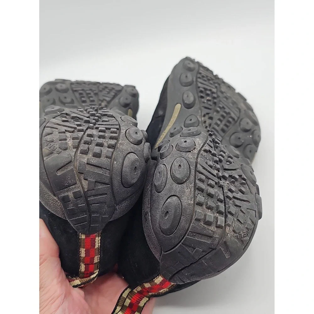 Merrell Jungle Moc Womens 10 Black Suede Slip On Comfort Walking Shoes